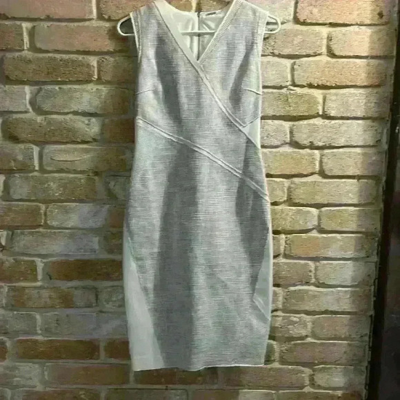 Ellie Tahari Patchwork Sheath Midi - Picture 1 of 4